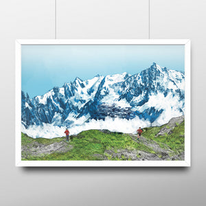 Cover Print by Matthew Brazier, Winter Print, Beautiful Artwork, Antique Prints, Custom Print, Landscape Poster, Wall Art Print, Mountain Print, Cover Poster, Running Poster