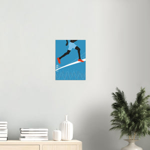 Istanbul – Running Art Print by Hatiye Garip, Running Art Print, Minimalist Wall Art, Running Print, Running Poster, Runner Gifts, Wall Decor