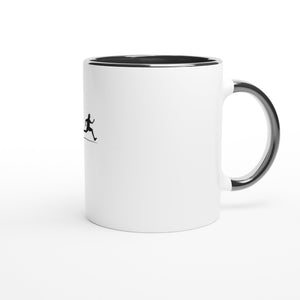 Always a Runner Ceramic Mug, Luxury Tea Mug Best Gift for Your Lover, Beautiful Ceramic Mug Glossy White 11oz / 325m