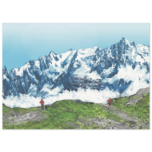 Cover Print by Matthew Brazier, Winter Print, Beautiful Artwork, Antique Prints, Custom Print, Landscape Poster, Wall Art Print, Mountain Print, Cover Poster, Running Poster