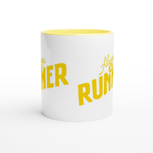 Always a Runner Ceramic Mug, Luxury Tea Mug Best Gift for Your Lover, Beautiful Ceramic Mug Glossy White 11oz / 325m