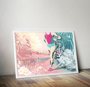 Minimalist Running Poster, Running Poster, Running Print, Cover Print, Wall Art Print, Marathon Runner, Marathon Painting Art, Home Gift, Visual Artwork