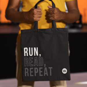 Run, Read, Repeat – Premium Tote Bag, Always a Runner Premium Tote Bag, Cute Reusable Grocery Bag, Perfect as Lunch Tote, Best Gift for Women, Premium Durable Tote Bag