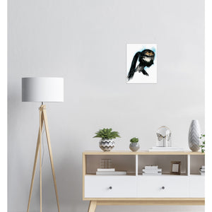 Running Thinking – Running Art Print by Vanessa Wolfe, Minimalist Running Poster, Connected Running Art Print, Runner Wall Art Decor, Running Poster for Room Decor, Gift For Runner