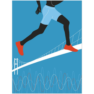 Istanbul – Running Art Print by Hatiye Garip, Running Art Print, Minimalist Wall Art, Running Print, Running Poster, Runner Gifts, Wall Decor