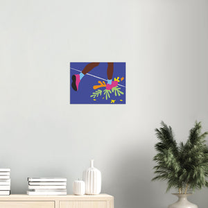 Running Poster, Minimalist Running Poster, Running Print, Cover Print, Wall Art Print, Gift for Runner, Painting Art, Home Gift