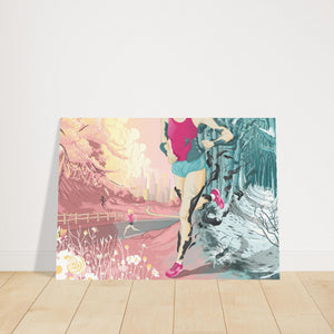 Minimalist Running Poster, Running Poster, Running Print, Cover Print, Wall Art Print, Marathon Runner, Marathon Painting Art, Home Gift, Visual Artwork